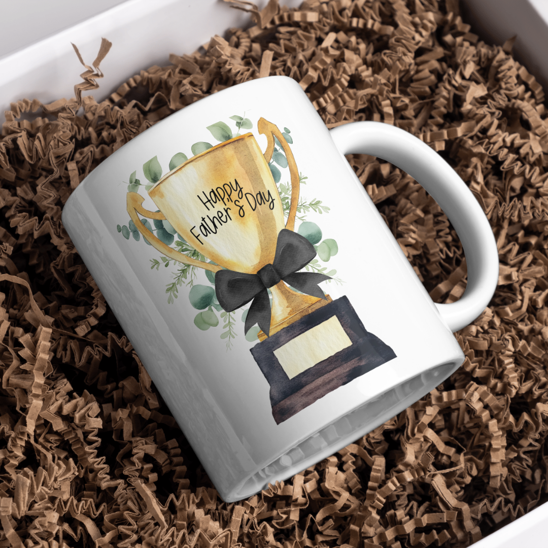 Happy Fathers Day - Trophy - Mug