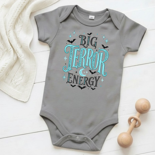 Big Terror Energy (Blue) - Baby Grow