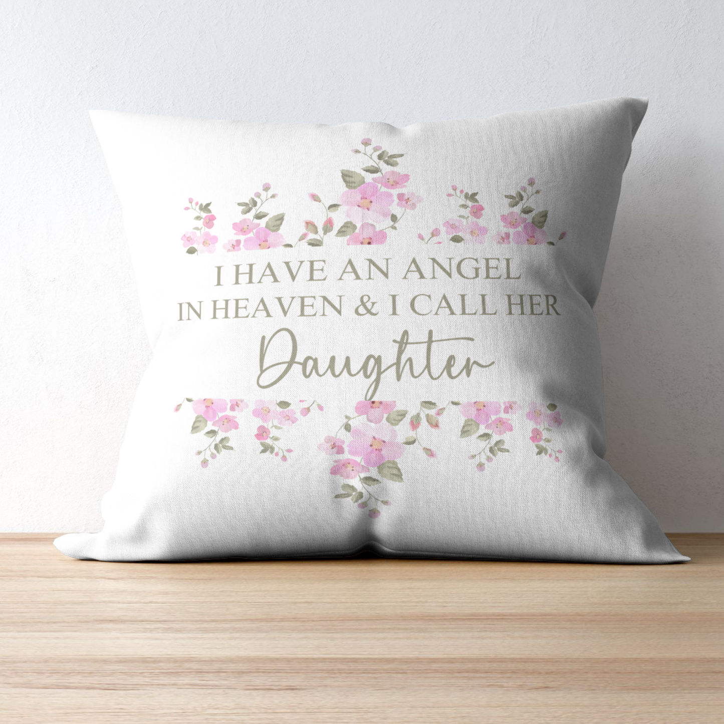 Angel in Heaven Pillow Case - Daughter