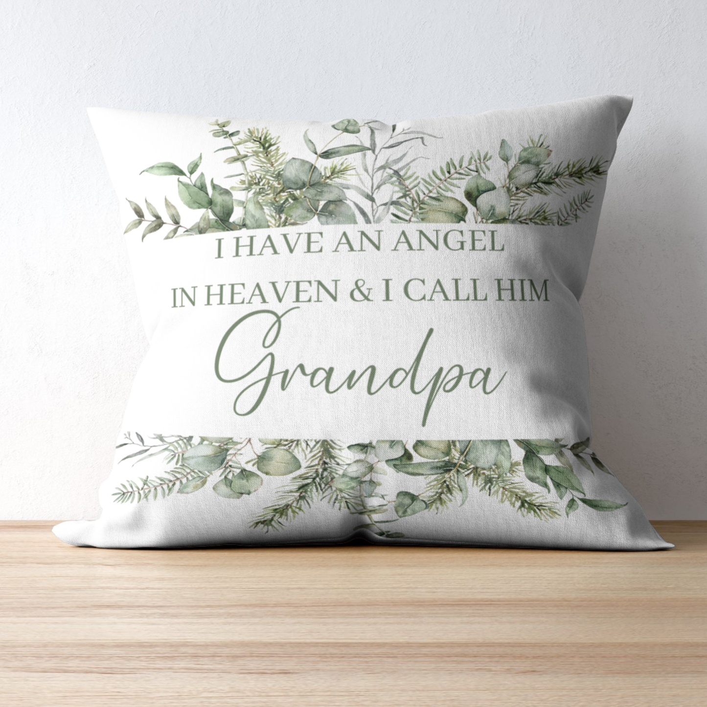 Angel in Heaven Pillow Case - Grandpa