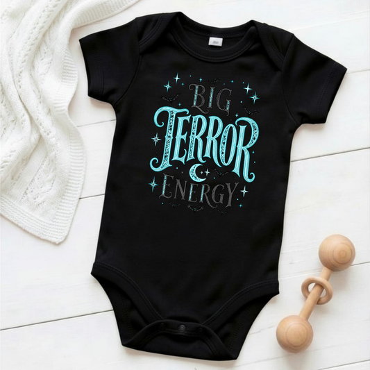 Big Terror Energy (Blue) - Baby Grow