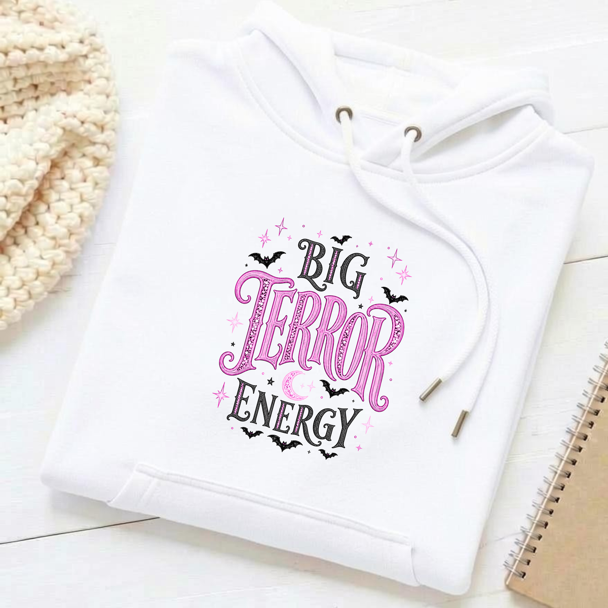 Big Terror Energy (Pink) - Hoodie