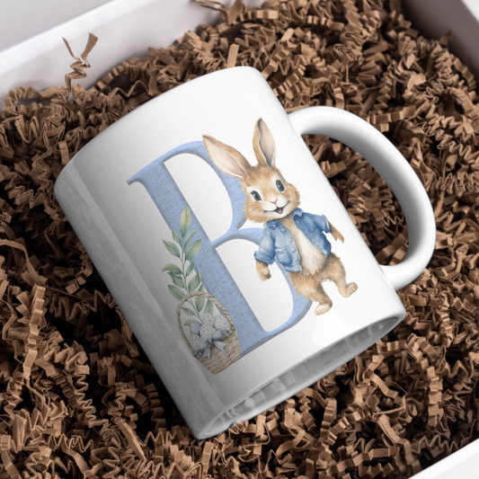 Flopsy Bunny Monogram Mug