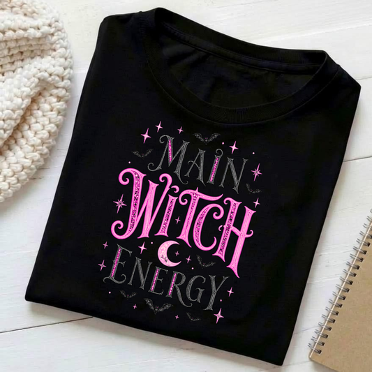 Main Witch Energy (Pink) - T-Shirt