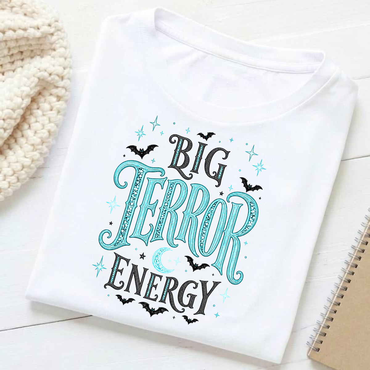 Big Terror Energy (Blue) - T-Shirt
