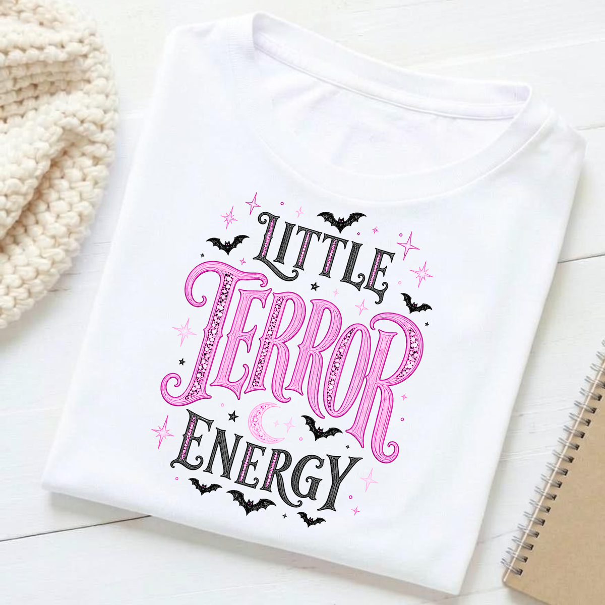Little Terror Energy (Pink) - T-Shirt